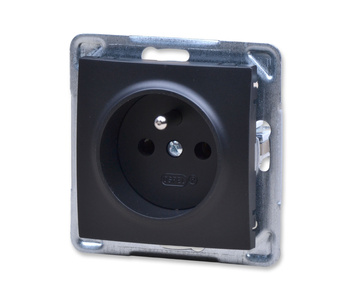 Ospel impresja gp-1yz/m/33 gniazdo z uziemieniem pojedyncze