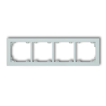 KARLIK DECO 47DR-4 Ramka uniwersalna podczwórna z tworzywa DECO Pastel Matt