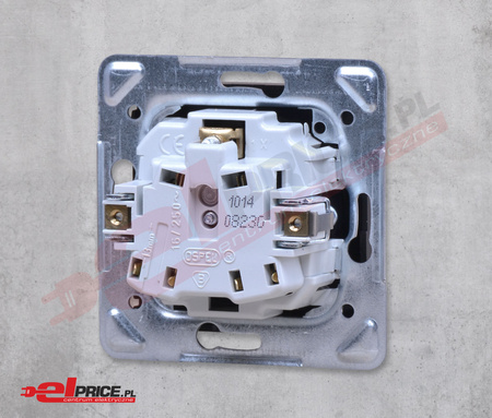 Ospel impresja gp-1yz/m/33 gniazdo z uziemieniem pojedyncze