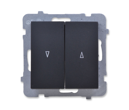 OSPEL AS ŁP-7G/m/33 Łącznik żaluzjowy czarny metalik