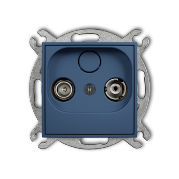 KARLIK ICON 64IG12P Mechanizm gniazda abonenckiego RTV przelotowego 12dB