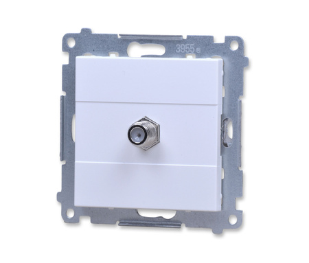 Kontakt Simon 55 tasf1.01/111 gniazdo antenowe typu f pojedyncze