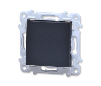 Ospel szafir łp-1z/m/33 włącznik jednobiegunowy czarny metalik