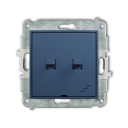 KARLIK ICON 64IWPUS-10.1 Mechanizm łącznika jednobiegunowego ze schodowym w stylu amerykańskim (wspólne zasilanie)