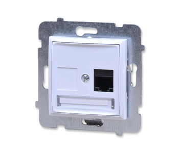 Ospel aria gpk-1u/k/m/00 gniazdo komputerowe pojedyncze kat.5e