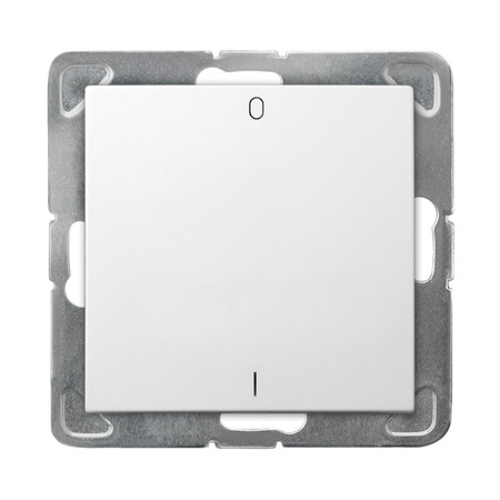 OSPEL IMPRESJA ŁP-11Y/m/00 Łącznik dwubiegunowy biały