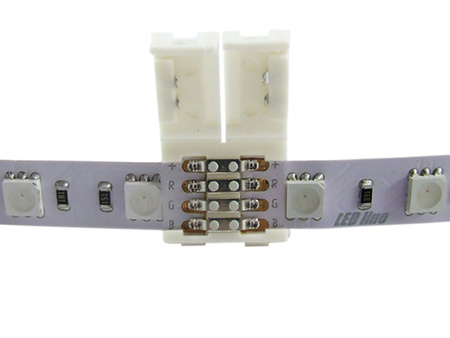 LED line® złączka do taśm LED CLICK CONNECTOR podwójna 10 mm 4 PIN RGB