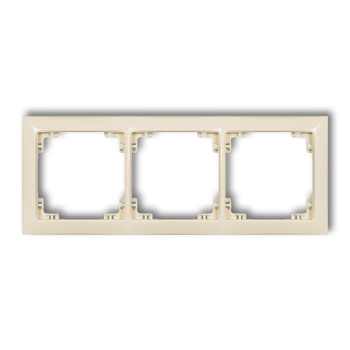 KARLIK DECO 1DRSO-3 Ramka uniwersalna potrójna z tworzywa DECO Soft