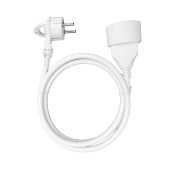 Przedłużacz domowy jednogniazdowy, 1x2P+Z 3m,kabel PVC H05VV-F 3x1,5mm² 230VAC/16A