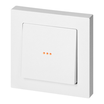 Przycisk dzwonek p/t z podświeleniem Malta, 10A, 250V, WP-6/7M/S, biały