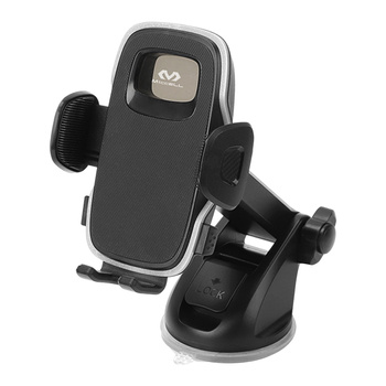 Uchwyt samochodowy Miccell VQ-CH03, szyba/kokpit, zaciskowy, czarny