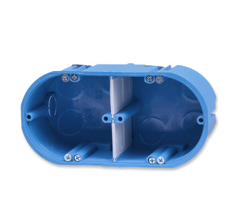 SIMET P2x60K 32322203 Puszka inst. podwójna do ścian GK płytka