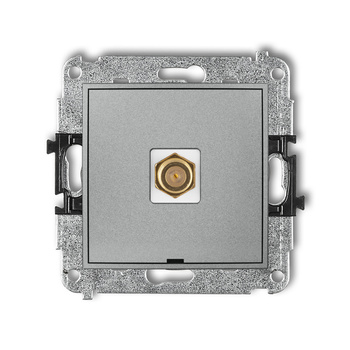 KARLIK ICON 7IGFBO-1.1  Gniazdo antenowe pojedyńcze  typu F (SAT) pozłacany