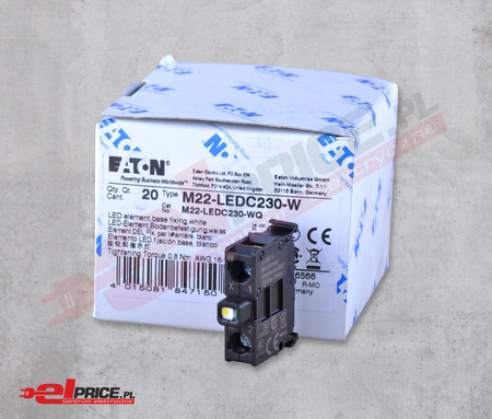 Eaton  m22-ledc230-w 216566 oprawka z led biała 230v