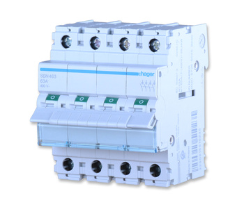 Hager sbn463 modułowy rozłącznik izolacyjny 63a fr