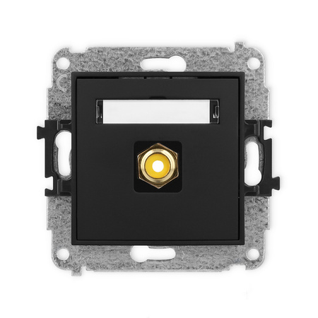 KARLIK ICON 12IGRCA-1  Gniazdo pojedyńcze  RCA (typu cinch - żółty