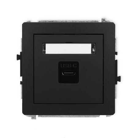 KARLIK DECO 12DGUSB-7  Gniazdo pojedyńcze  1xUSB C-C
