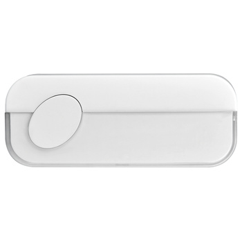 Przycisk dzwonkowy przewodowy, biały