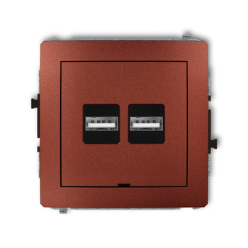 KARLIK DECO 9DCUSBBO-6  Ładowarka USB podwójna  2xUSB A