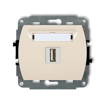 KARLIK TREND 1GUSB-5  Gniazdo pojedyńcze  USB A-A 3.0