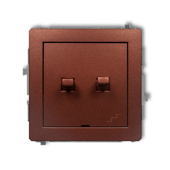 KARLIK DECO 9DWPUS-33 Łącznik podwójny schodowego w stylu amerykańskim