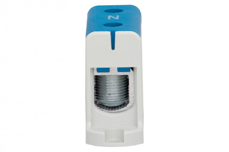 F-ELEKTRO F2.0285 LZ Listwa zaciskowa w korpusie ZU 1-torowa 35mm2-150mm2-niebieska