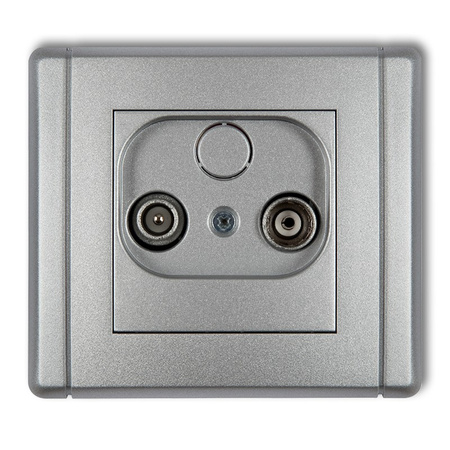 KARLIK FLEXI 7FG9P Gniazdo abonenckie RTV przelotowe 9dB