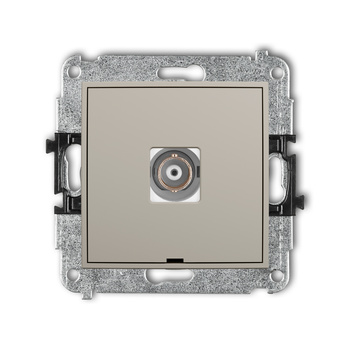 KARLIK MINI 60MGBNCBO-1 Mechanizm gniazda pojedynczego BNC, bez pola opisowego