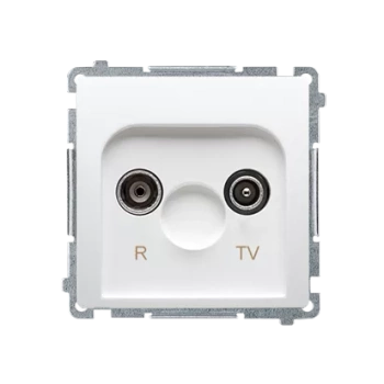 Kontakt-Simon Basic Gniazdo R-TV końc. separowane BMZAR1/1.01/11 Biały