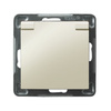 Ospel impresja GPH-1YZ/m/27/w Gniazdo bryzgoszczelne z/u IP-44 ecru