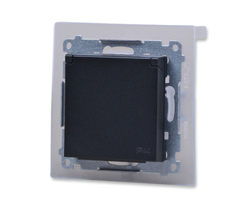 Kontakt Simon 55 tgz1bcz.01/149 gniazdo bryzgoszczelne pojedyncze z uziemieniem IP44