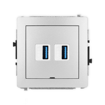 KARLIK DECO 7DGUSBBO-6  Gniazdo podwójne 2xUSB A-A 3.0