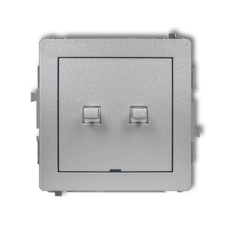 KARLIK DECO 7DWPUS-44.1 Łacznik zwierny świecznikowy w stylu amerykańskim (dwa klawisze bez piktogramów