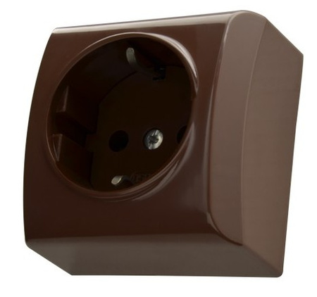 Ospel bis GN-1BS/24 Gniazdo pojedyncze z uziemieniem schuko