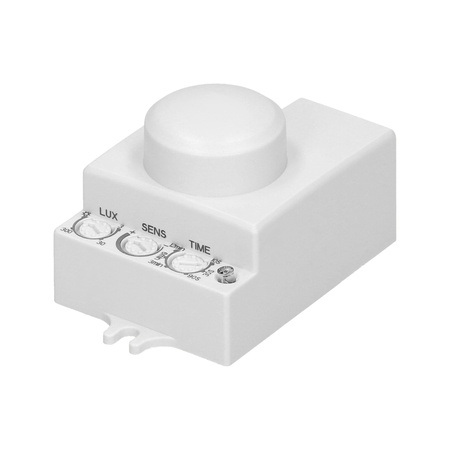 Mikrofalowy czujnik ruchu, mini, 360°/180°, IP20, 1200W