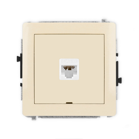 KARLIK DECO 1DGKBO-7 Gniazdo komputerowe pojedyńcze 1xRJ45