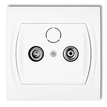 KARLIK LOGO LG2K  Gniazdo abonenckie RTV końcowe 2dB