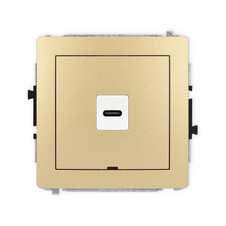 KARLIK DECO 29DGUSBBO-7 Gniazdo pojedyńcze 1xUSB C-C