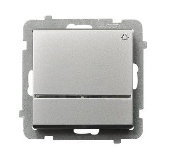 OSPEL SONATA ŁP-5RS/m/38 Łącznik zwierny "światło" z podświetleniem