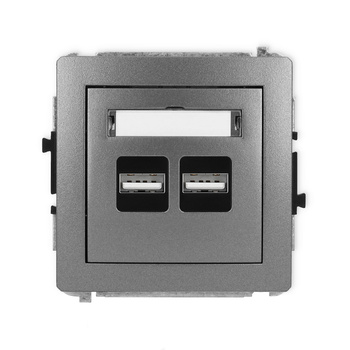 KARLIK DECO 11DCUSB-6  Ładowarka USB podwójna  2xUSB A