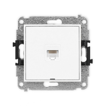 KARLIK MINI MGKBO-1  Gniazdo komputerowe pojedyńcze  1xRJ45