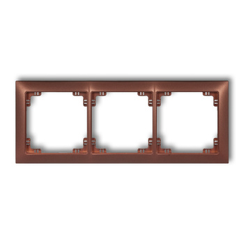 KARLIK DECO 9DRSO-3 Ramka uniwersalna potrójna z tworzywa DECO Soft