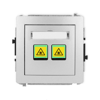 KARLIK DECO 7DGOP-2 Gniazdo światłowodowe optyczne podwójne