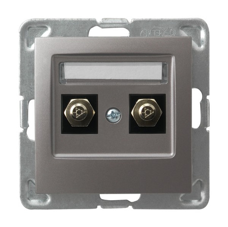 OSPEL IMPRESJA GPE-2Y/m/23 Gniazdo ekwipotencjalne podwójne