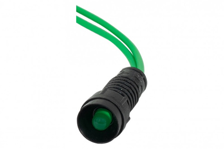 F-ELEKTRO Kontrolka diodowa fi 5mm, 24V zielona/green F4.0062