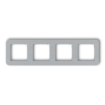 KARLIK MINI 7MRTZ-4 Ramka uniwersalna poczwórna zaokrąglona z tworzywa