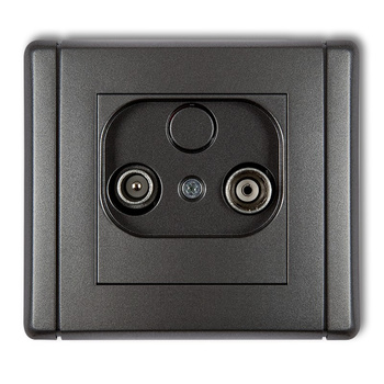 KARLIK FLEXI 11FG9P  Gniazdo abonenckie RTV przelotowe 9dB