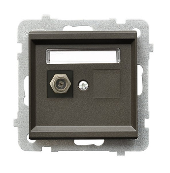 OSPEL SONATA GPA-1RF/m/40 Gniazdo antenowe typu F pojedyncze