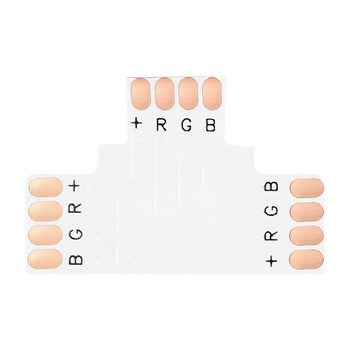 Złączka LED RGB 10mm, trójnik "T"