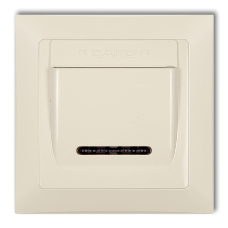 KARLIK DECO 1DSHSO-1 Łącznik hotelowy z ramką uniwersalną pojedynczą z tworzywa  DECO Soft